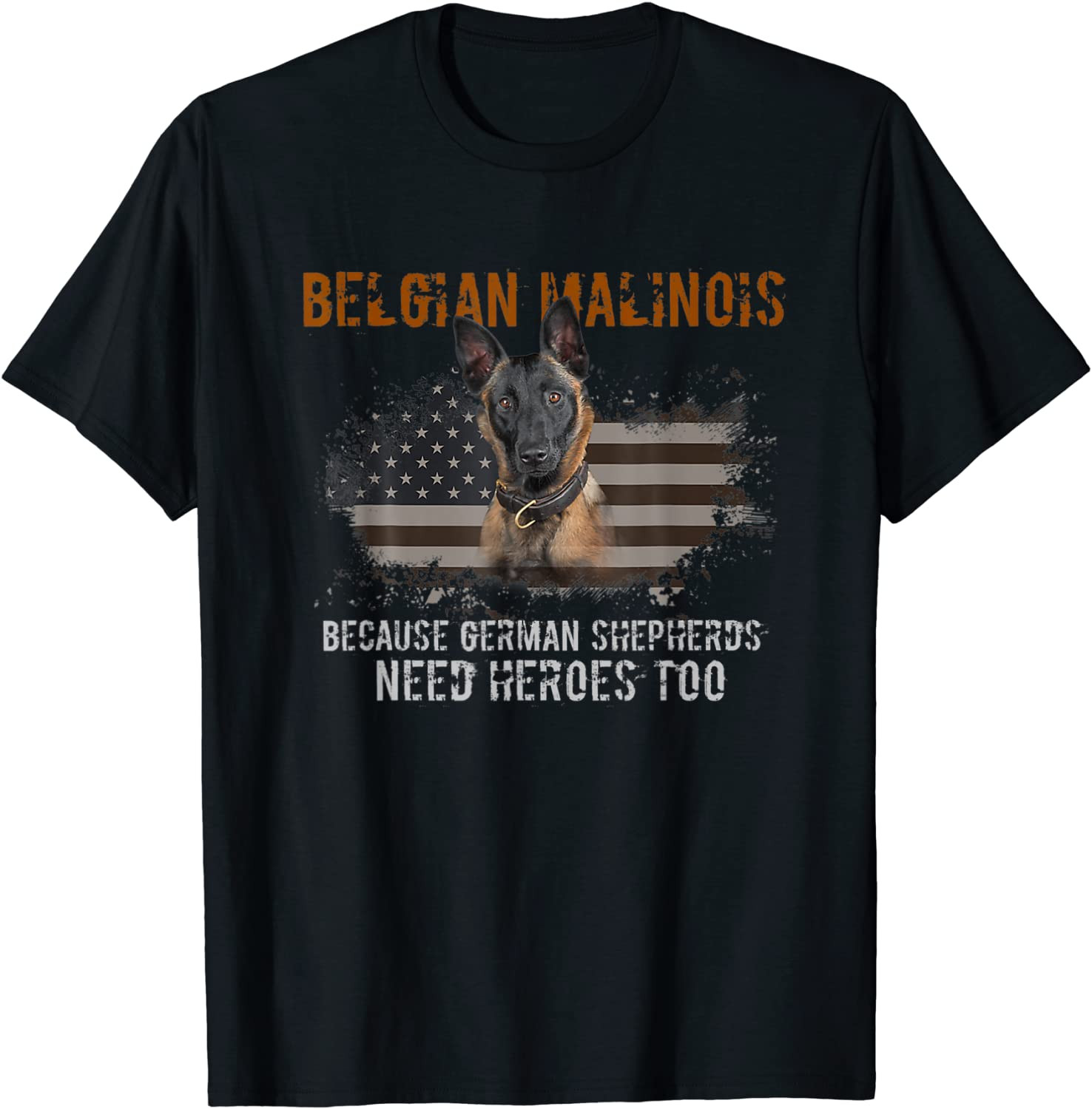 Belgian Malinois American Flag Belgian Malinois American Flag