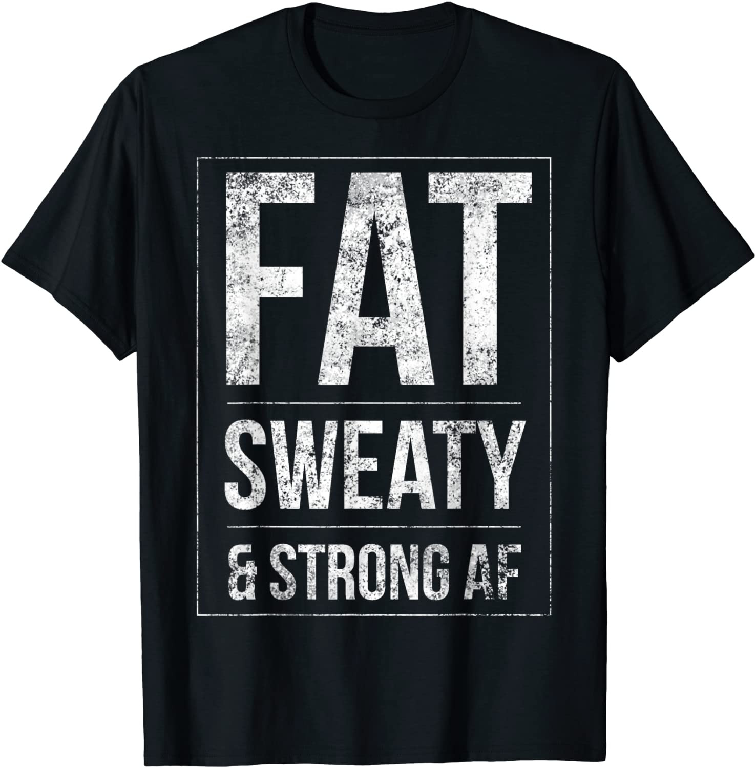 Funny Powerlifter Fat Strongman Powerlifting Strong & Heavy