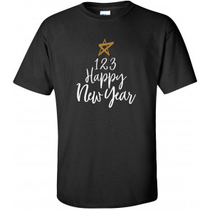 1 2 3 Happy New Year Celebration T-Shirt