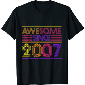 14th Birthday Gifts - Awesome Since 2007 T-Shirt