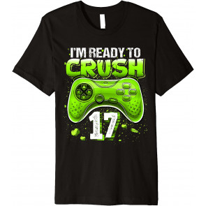 17 Year Old Video Game 17th Birthday T-Shirt