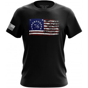 1776 Don't Tread On Me American Flag Military Army T-Shirt