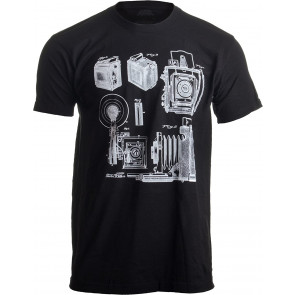 1938 Graflex Speed Camera Patent Drawing T-Shirt