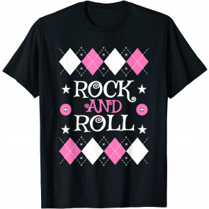 1950s Sock Hop Clothes Rock N Roll Vintage Rockabilly Argyle T-Shirt