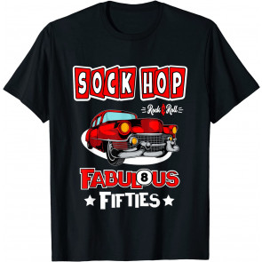 1950s Sock Hop Dance Vintage 50s Costume Rockabilly Party T-Shirt