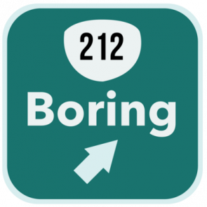 212 Boring  Oregon Tshirt