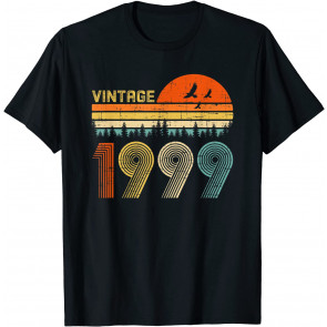 22nd Birthday Gift - Vintage 1999 Retro Bday 22 Years Old T-Shirt
