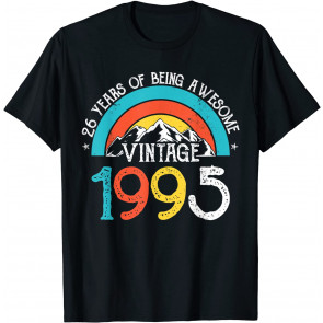 26 Years Old Vintage 1995 26th Birthday Men Women T-Shirt