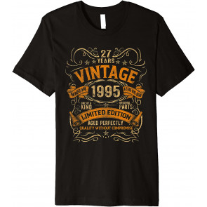 27 Year Old Vintage 1995 Gifts 27th Birthday Men Women T-Shirt