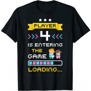2nd Time Gaming Pregnancy Announcement Gamer Cute New Baby T-Shirt