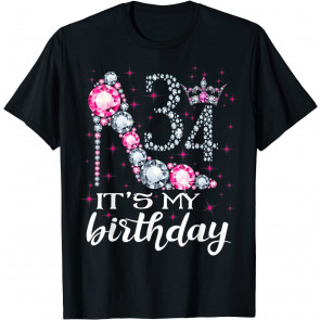 34 It's My Birthday 1987 34th Birthday Gift T-Shirt