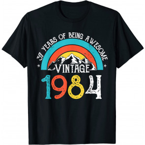 37 Years Old Vintage 1984 37th Birthday Men Women T-Shirt