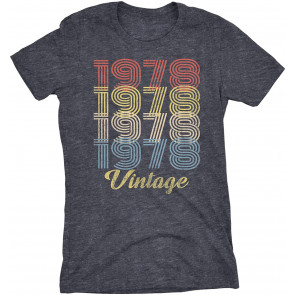 43rd Birthday Gift For Women - Retro Birthday - 1978 Vintage T-Shirt