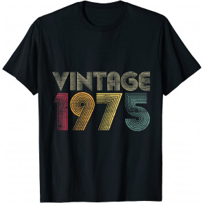 46th Birthday Gifts Year Old - Vintage 1975 T-Shirt