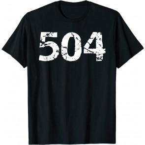 504 Area Code New Orleans Area Code Men's Louisiana Gift 504 T-Shirt