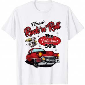 50s Rockabilly Clothing For Men Women Gift Retro 1950s  T-Shirt