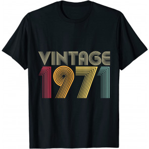 50th Birthday Gifts Year Old - Vintage 1971 T-Shirt