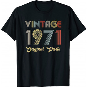 50th Birthday Vintage 1971 Original Parts T-Shirt