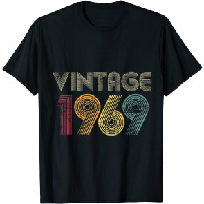 52nd Birthday Gifts Year Old - Vintage 1969 T-Shirt