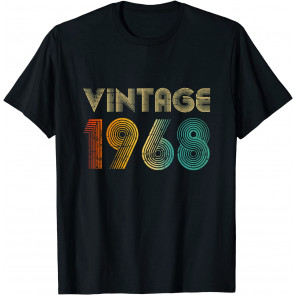 53rd Birthday Gift Men Women Vintage 1968 Retro 53 Years Old T-Shirt