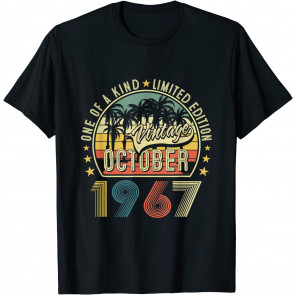 54th Vintage Birthday 54 Years Old Vintage October 1967 T-Shirt
