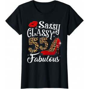 55 Fabulous Leopard 55th Birthday Girl Gifts 55 Year Old T-Shirt