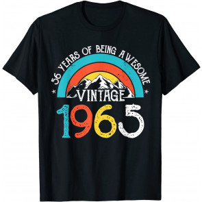 56 Years Old Vintage 1965 56th Birthday Men Women T-Shirt
