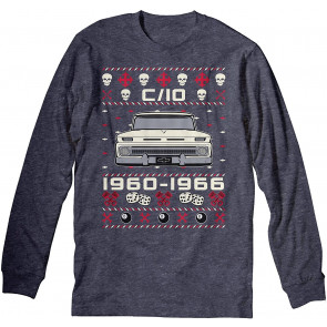 60-66 Chevy C10 Grumpy - Ugly Christmas  T-Shirt