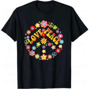 60s 70s Tie Dye Hippie Costume T-Shirt