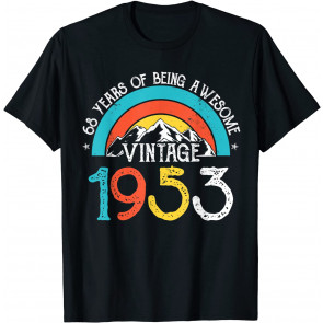68 Years Old Vintage 1953 68th Birthday Men Women T-Shirt