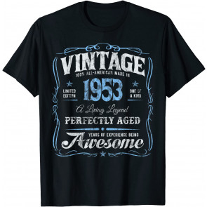 68th Birthday Made In 1953 Vintage 68 Years Old T-Shirt