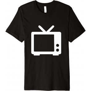 80s TV With Antenna Bunny Ears T-Shirt
