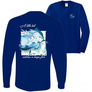 A Little Bait Catches A Large Fish Swordfish Fishing Front And Back T-Shirt