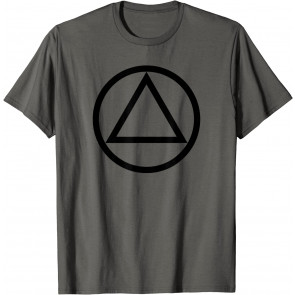 AA Logo Circle Triangle Symbol T-Shirt