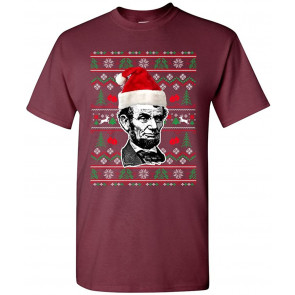 Abraham Lincoln Ugly Christmas  T-Shirt
