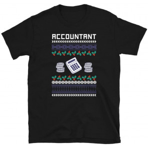 Accountant Ugly Christmas  Design Gift T-Shirt