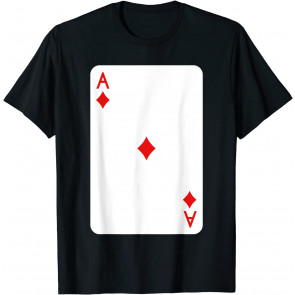 Ace Of Diamonds Playing Cards Halloween Costume Casino Easy T-Shirt