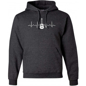 Acoustic Guitar Heartbeat Sweat T-Shirt