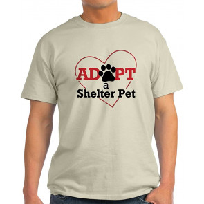 Adopt A Shelter Pet Light T-Shirt