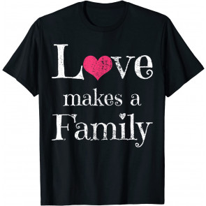 Adoption Family Kids Children Couple Vintage T-Shirt