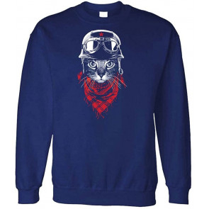 Adventure CAT - Fleece Sweat T-Shirt