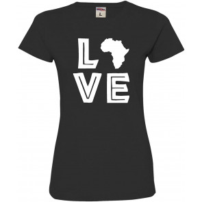 Africa Love I Love Africa Deluxe Soft T-Shirt