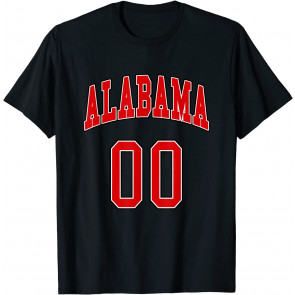 Alabama 00 Sports Team Throwback Design - Alabama T-Shirt