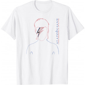Aladdin Sane Outline T-Shirt
