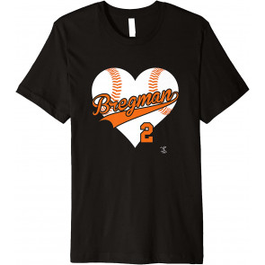Alex Bregman Baseball Heart Gameday T-Shirt
