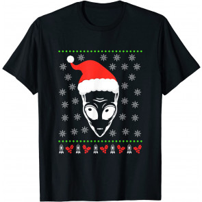Alien Christmas Ufo Alien Nerd Ugly Christmas T-Shirt