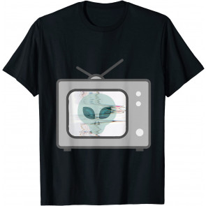 Aliens On The TV T T-Shirt