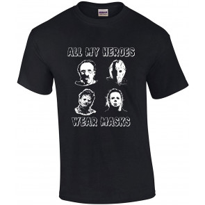 All My Heroes Wear Masks T-Shirt