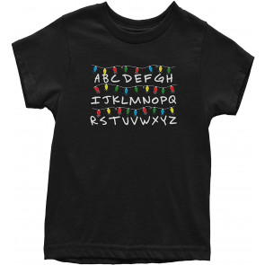 Alphabet Stranger Christmas Lights T-Shirt
