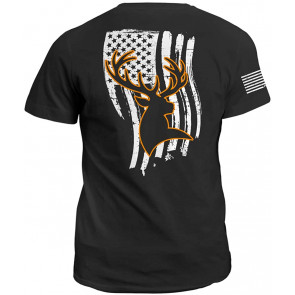 American Flag Deer Hunter  T-Shirt
